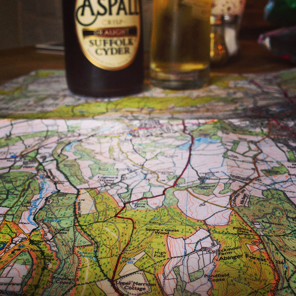 Map and cider